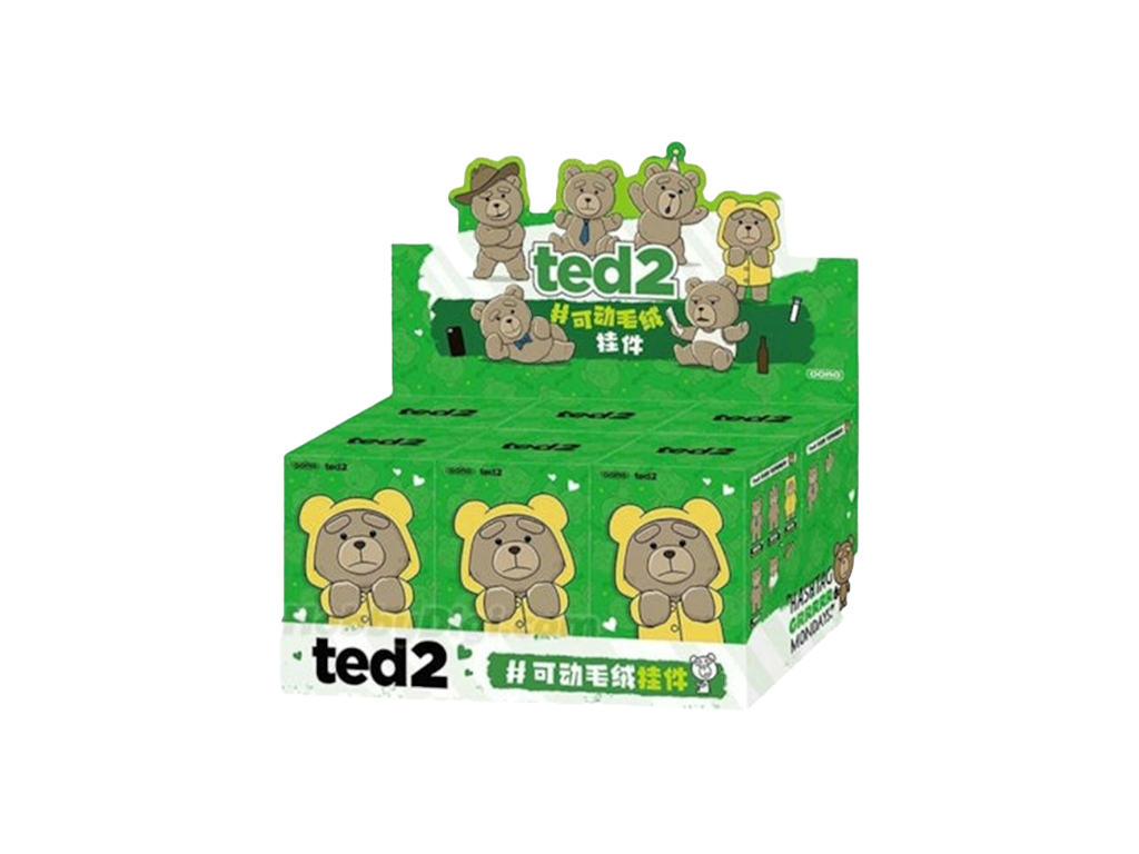 Pop Mart Pop Mart Ted2 Teddy Bear Action Plush Pendant Series Sealed Case (6 Blind Box)-Pop Mart-pikastore.cz