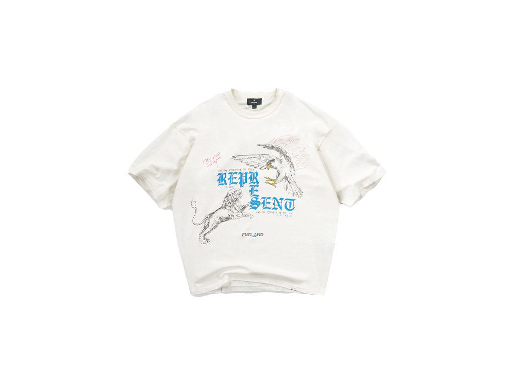 Represent Enemy T-Shirt Flat White-Represent-pikastore.cz