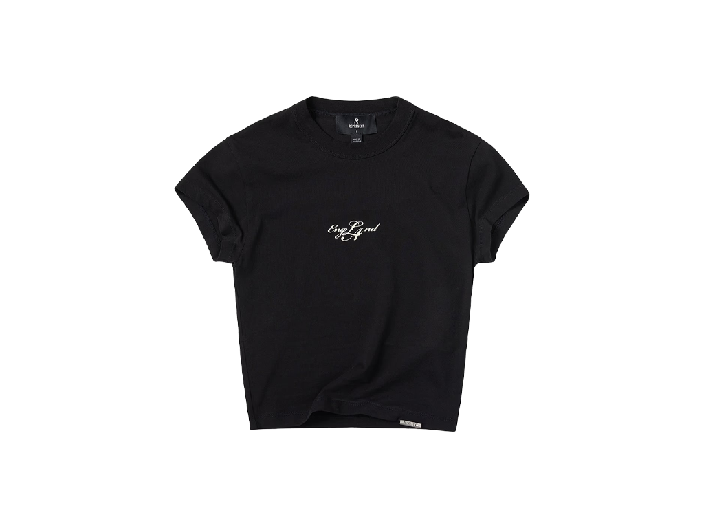 Represent EngLAnd Baby Tee Jet Black-Represent-pikastore.cz