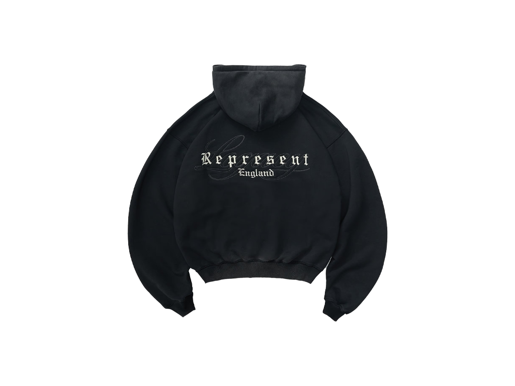 Represent England Legacy Hoodie Vintage Black-Represent-pikastore.cz