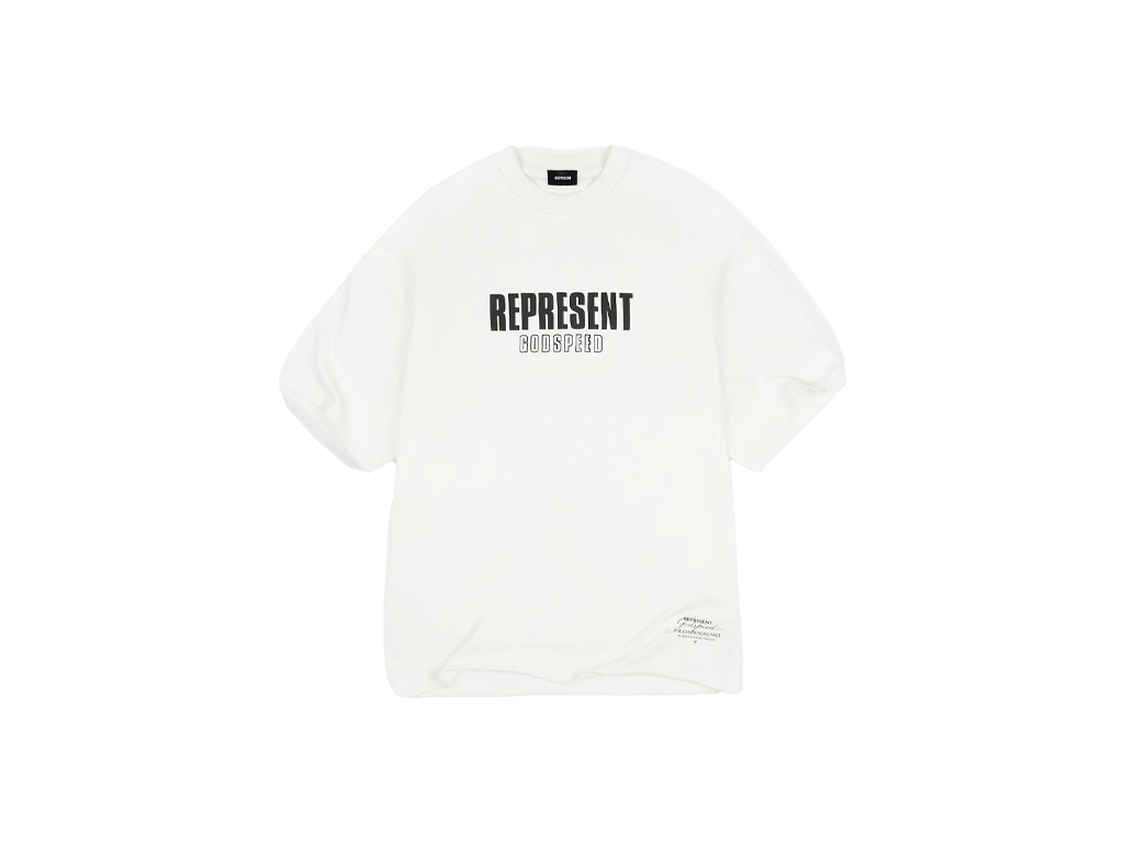 Represent Godspeed T-Shirt Flat White
