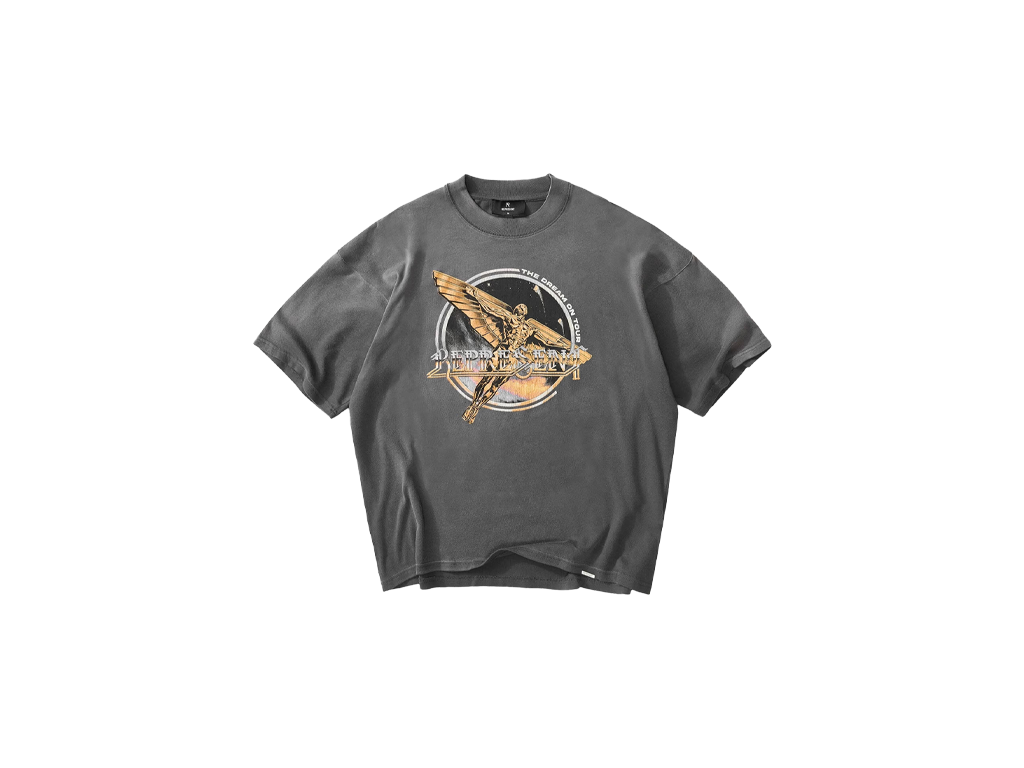 Represent Golden Tour T-Shirt Sun Fade Grey