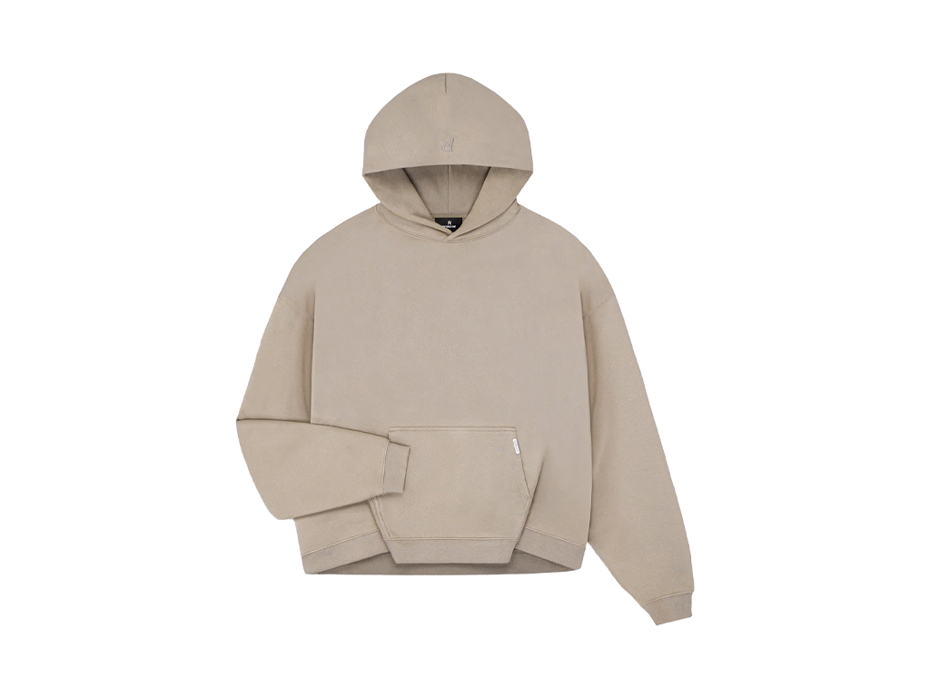 Represent Initial Boxy Hoodie Dune