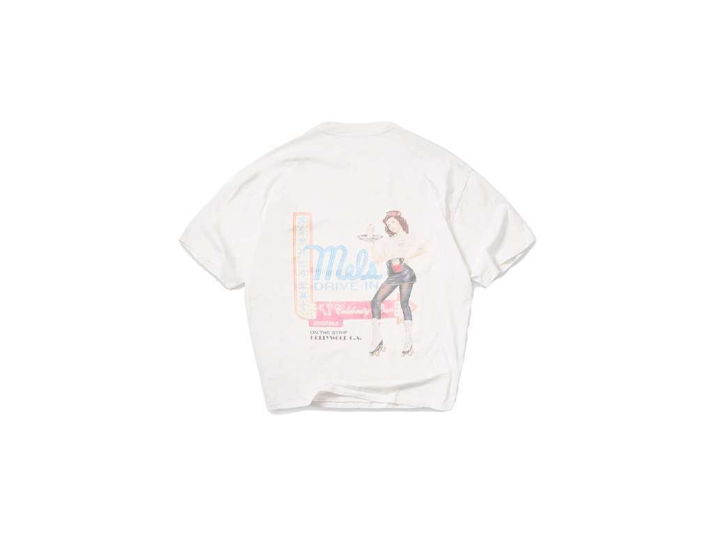 Represent MLM100565-72 MEL'S Diner T-shirt Flat White-Represent-pikastore.cz
