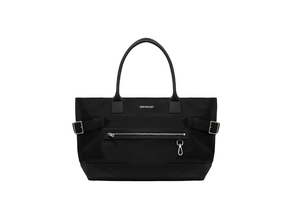 Represent Oversized Nylon Carry Bag Black-Represent-pikastore.cz