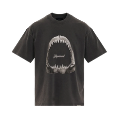 Represent Shark Jaws T-shirt Vintage Grey
