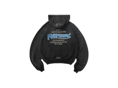 Represent Showcasing Hoodie Stained Black