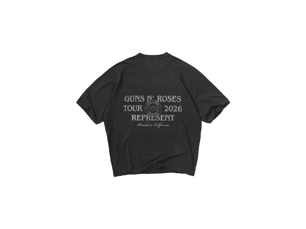 Represent X Guns N' Roses Lock Up T-Shirt Vintage Black-Represent-pikastore.cz