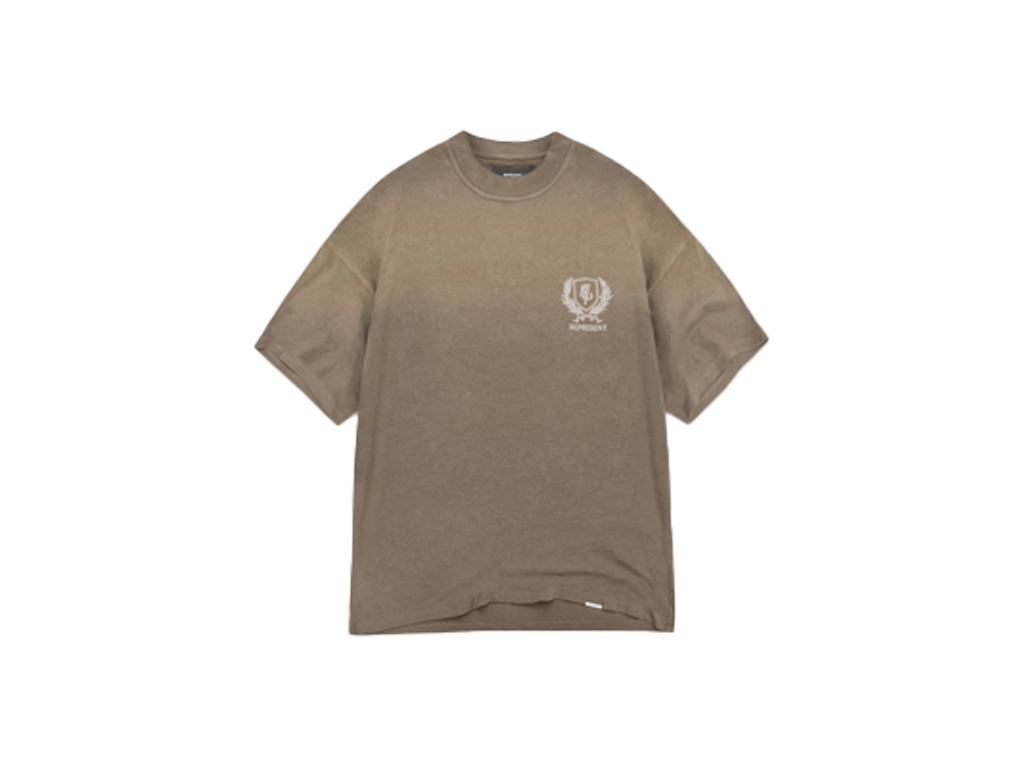 Represent Crest T-Shirt Dark Taupe-Represent-pikastore.cz