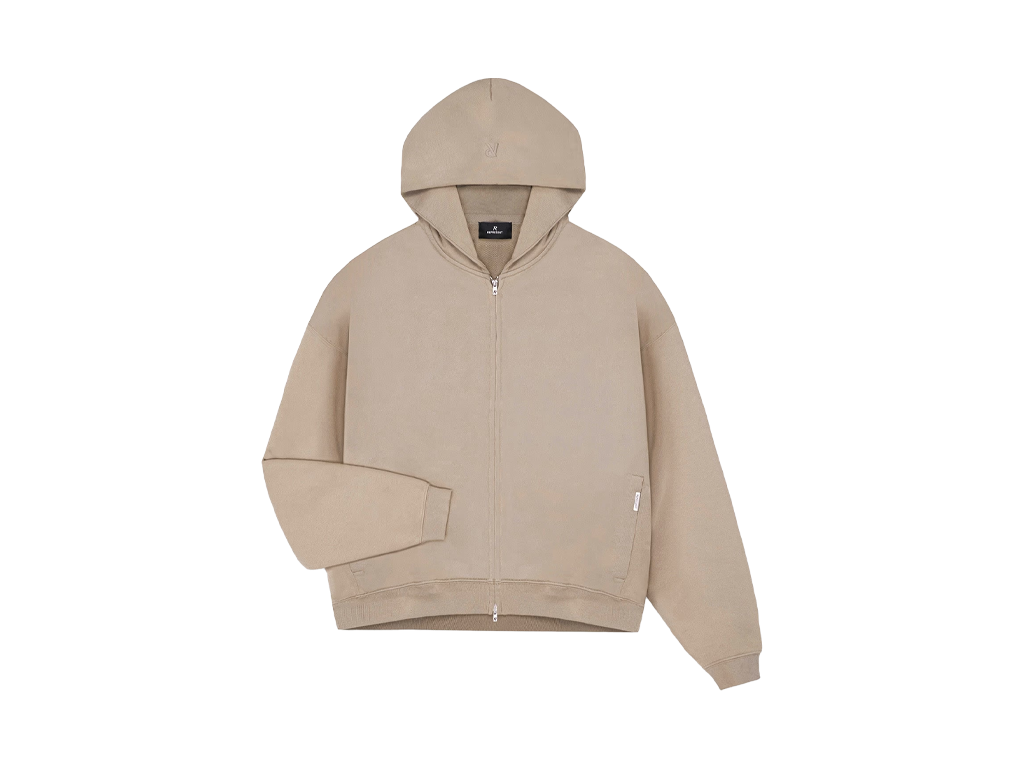 Represent Initial Boxy Zip Through Hoodie Dune-Represent-pikastore.cz