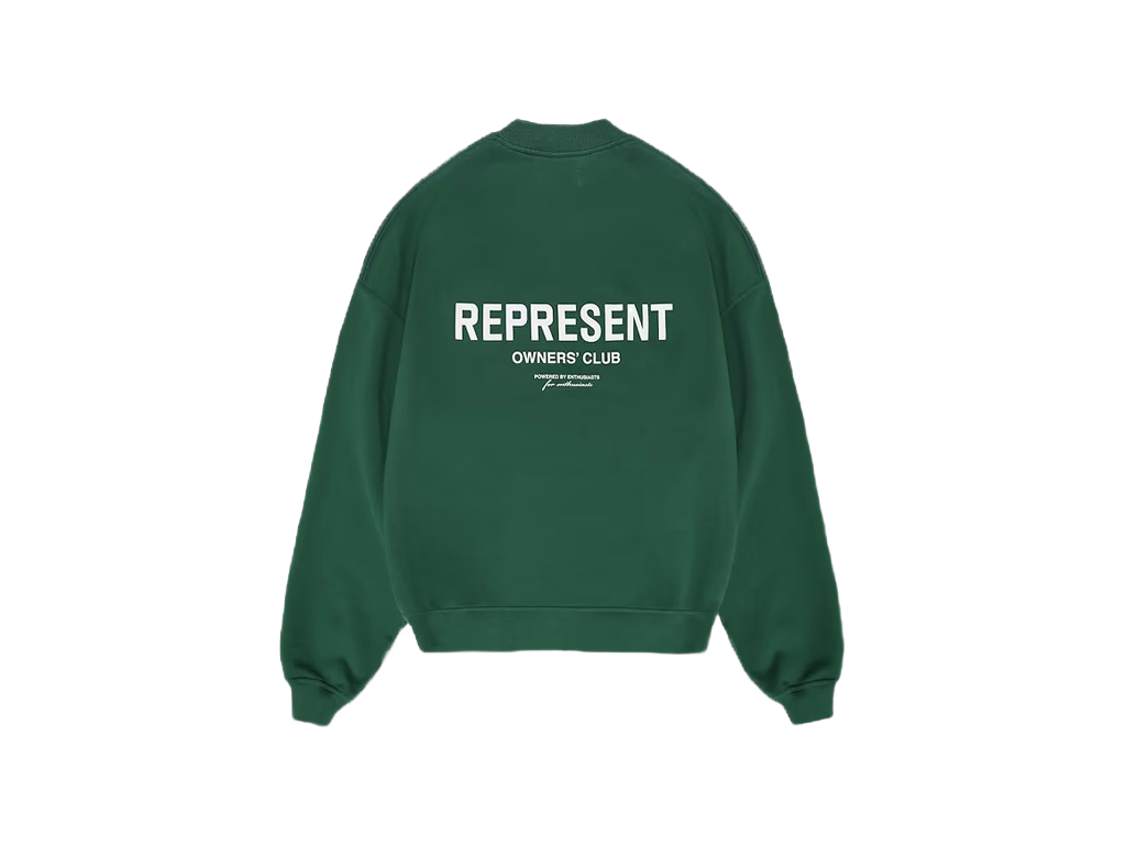 Represent Owners Club Sweater Racing Green-Represent-pikastore.cz