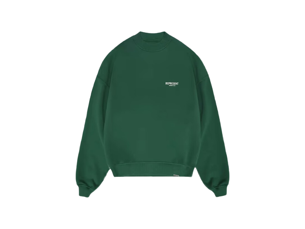 Represent Owners Club Sweater Racing Green-Represent-pikastore.cz