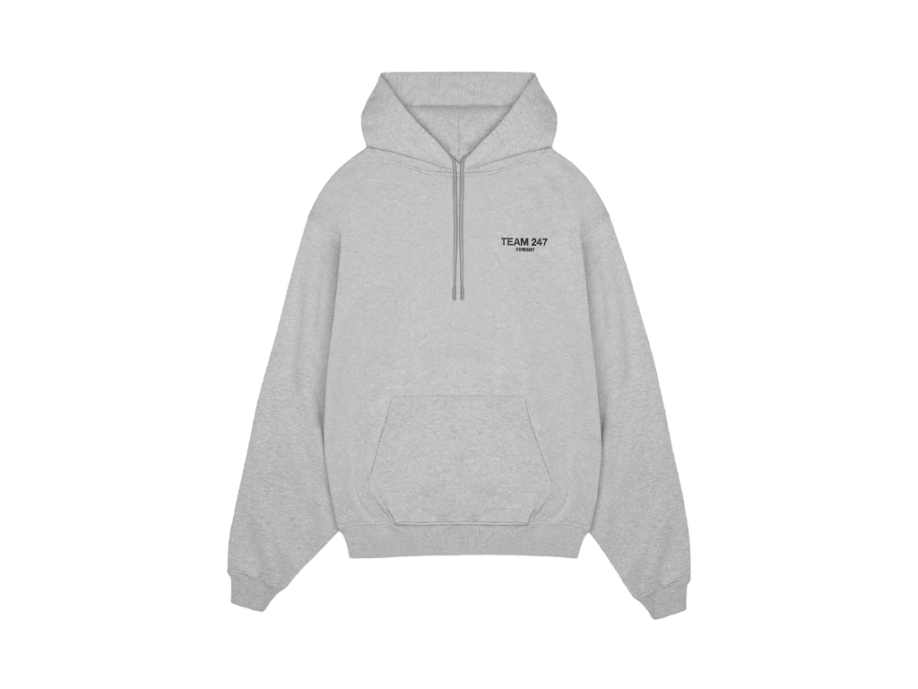 Represent Team 247 Oversized Hoodie Ash Grey-Represent-pikastore.cz