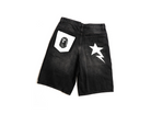Custom Star Shorts Black v2-Kalhoty-Custompantsprg-pikastore.cz