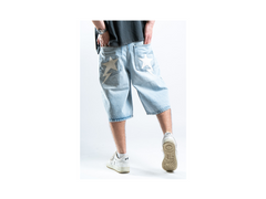 Custom Blue Star Shorts