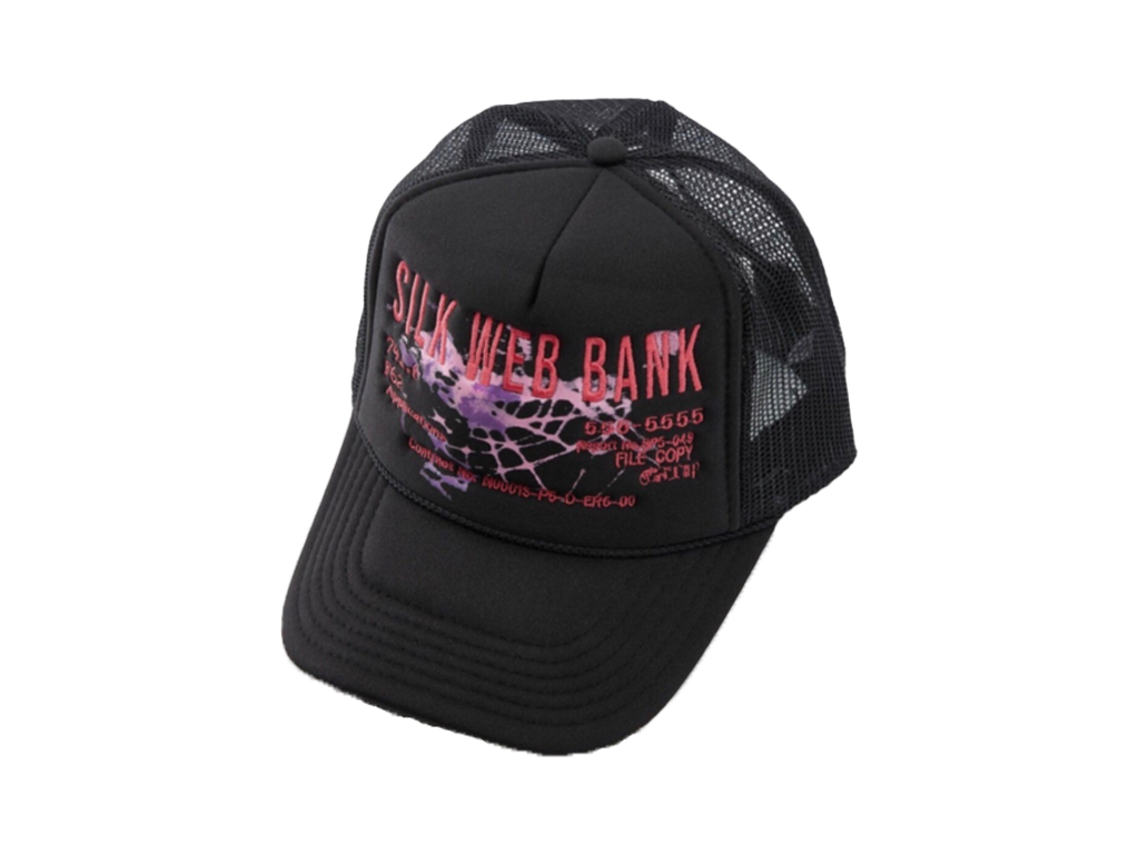 Sp5der Silk Web Bank Trucker Black-Sp5der-pikastore.cz