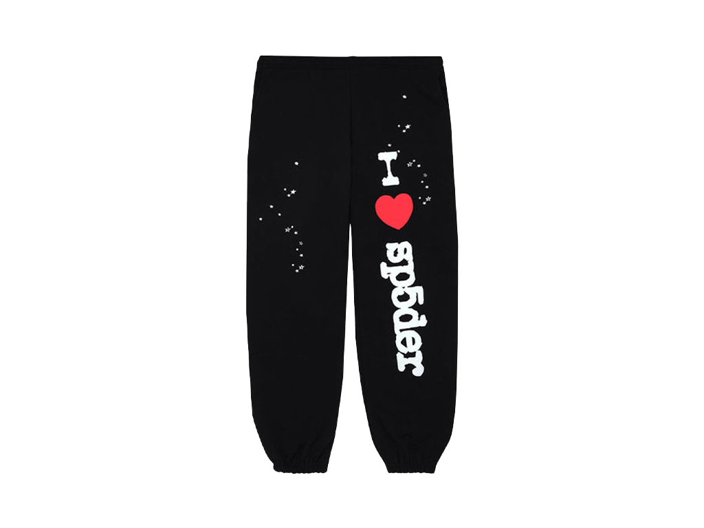 Sp5der Souvenir Sweatpants Black-Sp5der-pikastore.cz