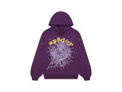 Sp5der Star Og Web V2 Hoodie Purple