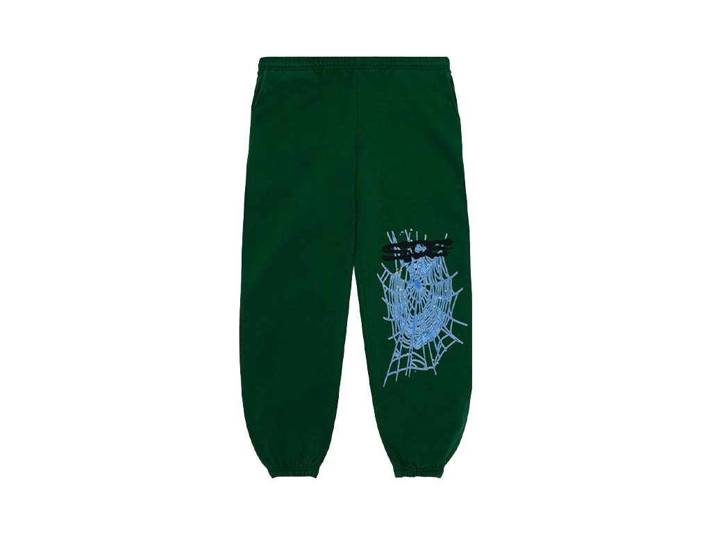 Sp5der Web Sweatpant Hunter Green-Sp5der-pikastore.cz