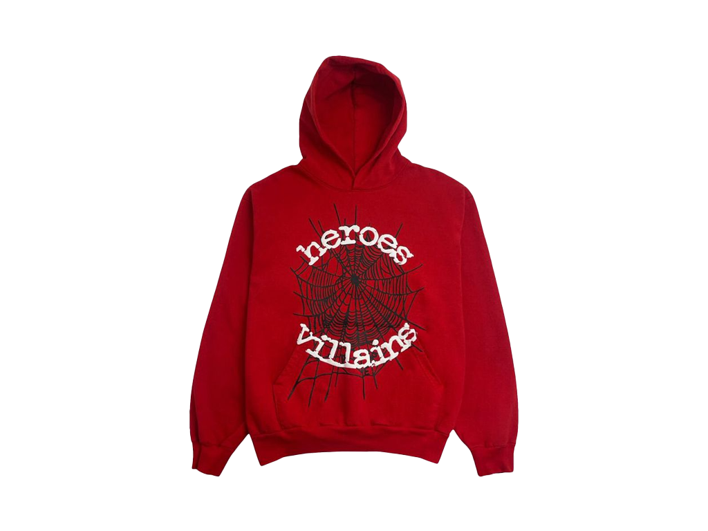 Sp5der x Metro Boomin Hoodie Red-Sp5der-pikastore.cz