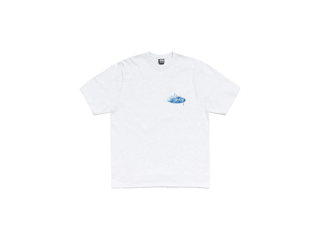 Stussy Wave Oval Tee grey-Stussy-pikastore.cz