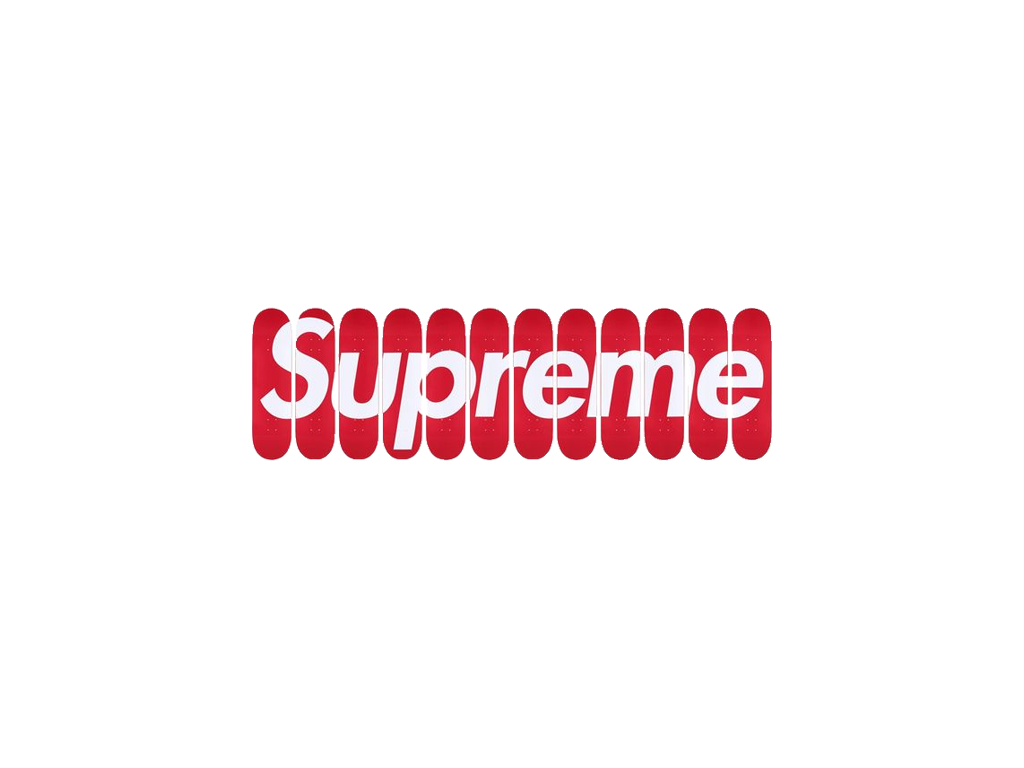 Supreme Box Logo Skateboard Deck Set Red-Supreme-pikastore.cz