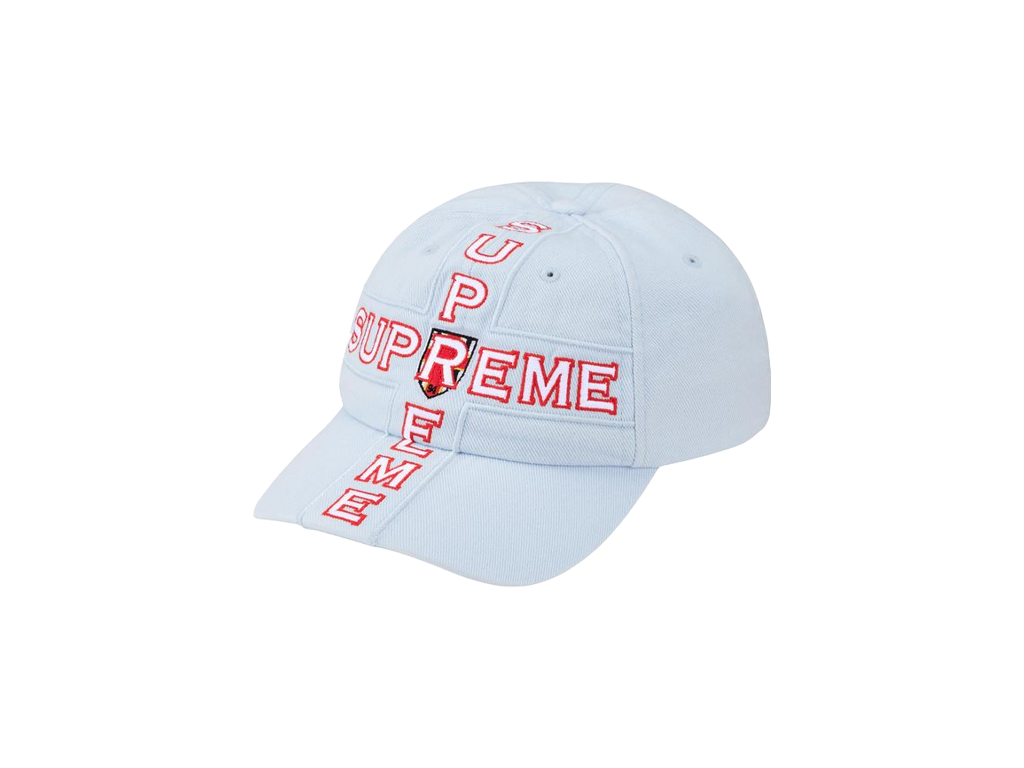Supreme Cross 6-Panel Light Blue
