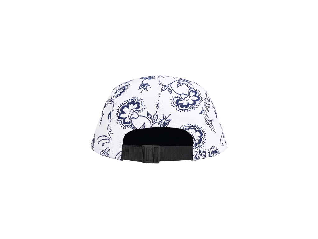 Supreme Floral Jacquard Camp Cap White-Supreme-pikastore.cz