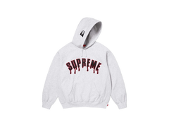 Supreme Ghostface Arc Hooded Sweatshirt Ash Grey