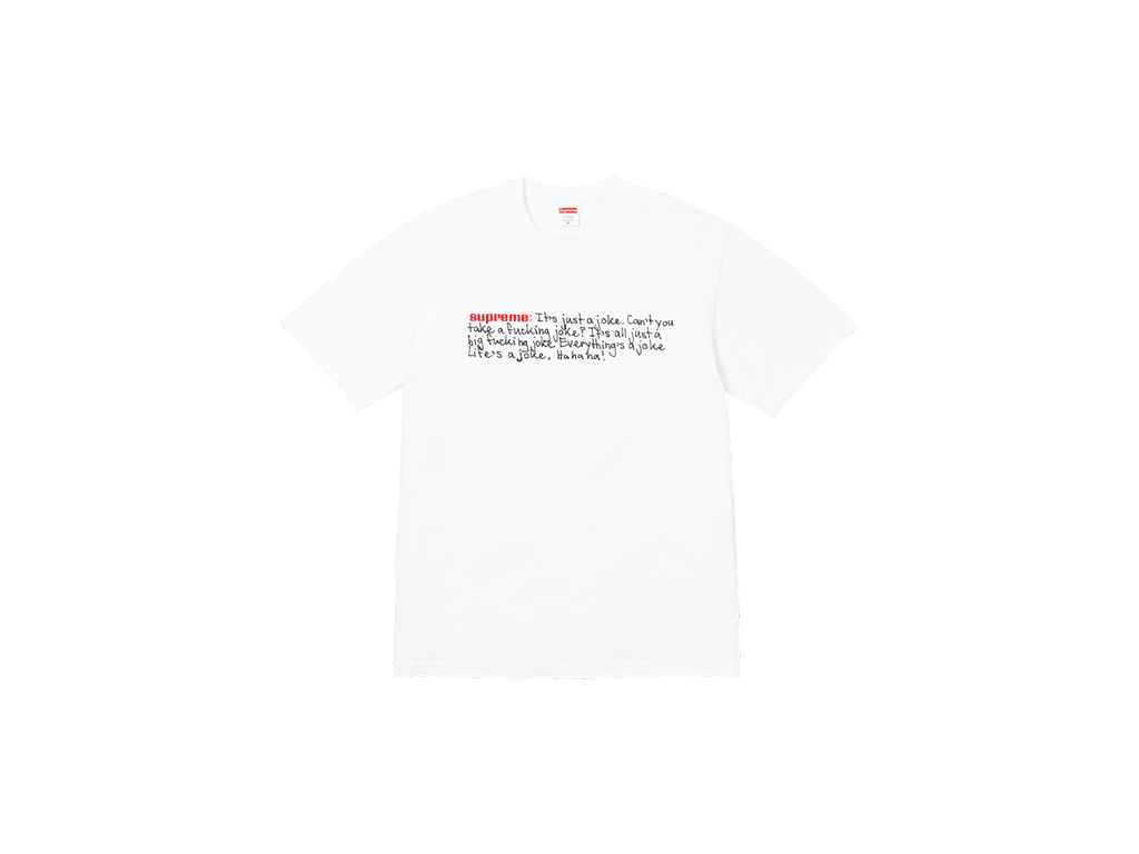 Supreme Joke Tee White-Supreme-pikastore.cz