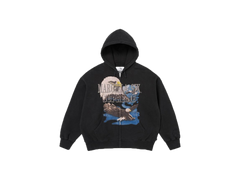 Supreme MM6 Maison Margiela Eagle Zip Up Hooded Sweatshirt Black
