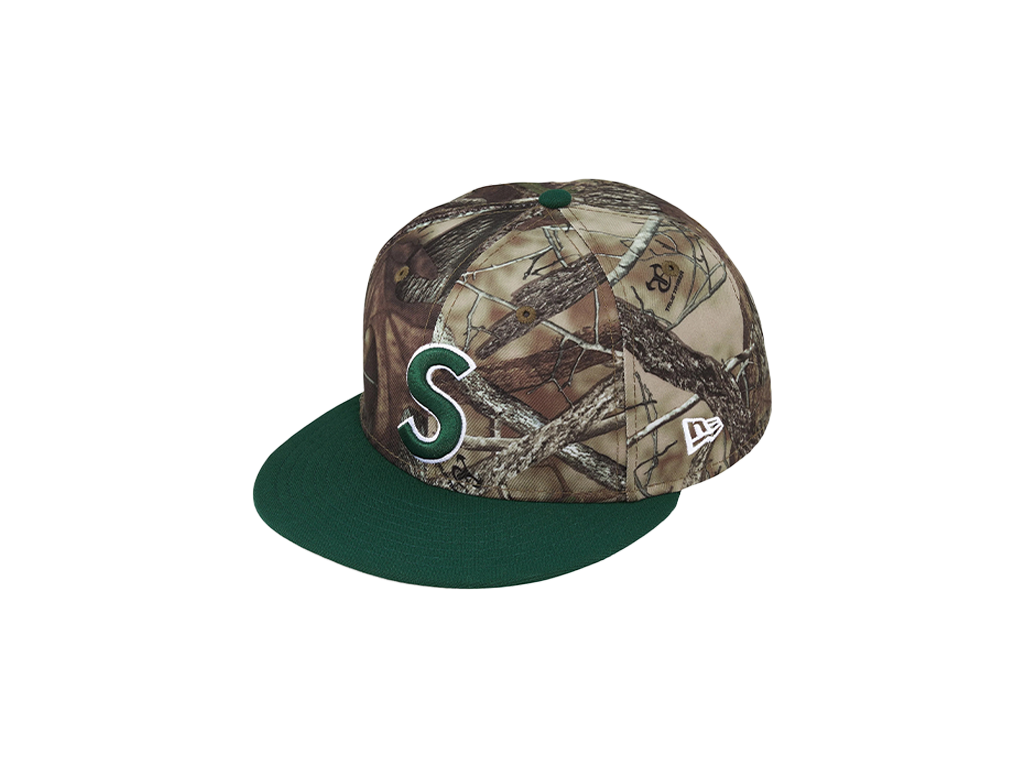 Supreme New Era Reaper S Logo 59 Fifty Fitted Hat Woodland Camo-Supreme-pikastore.cz