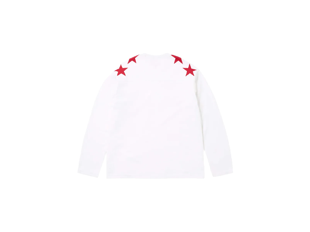 Supreme Playboy L/S Football Top White-Supreme-pikastore.cz