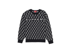 Supreme S Repeat Sweatshirt Black