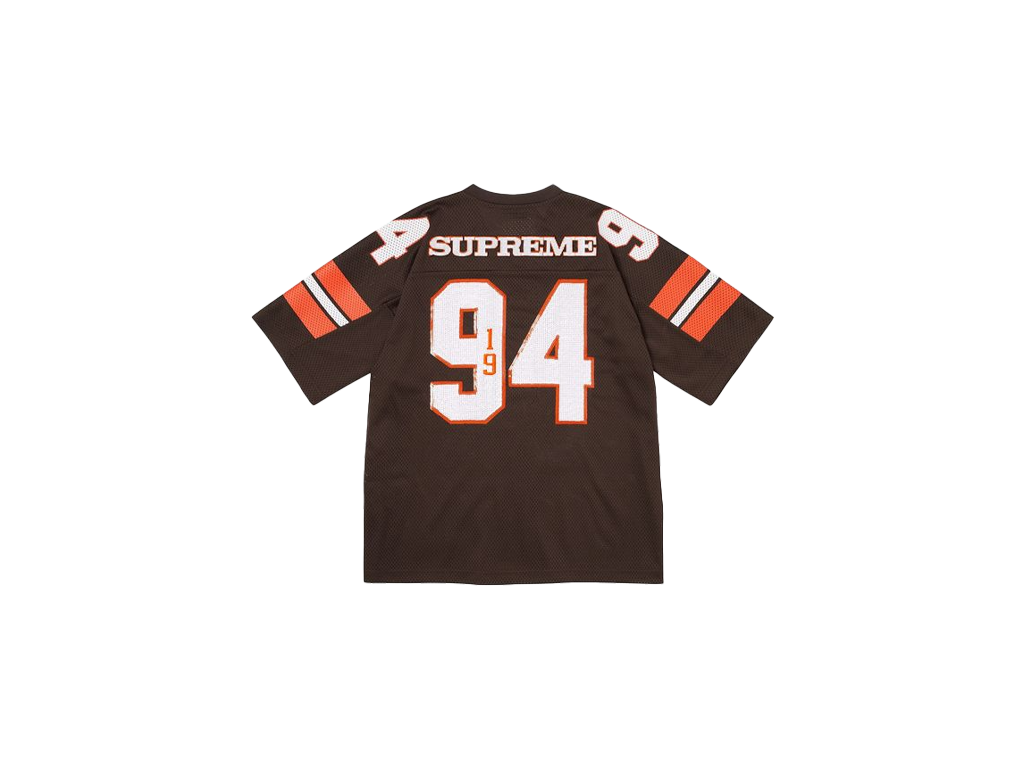 Supreme Sequin Football Jersey Brown-Supreme-pikastore.cz