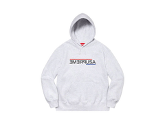 Supreme USA Hooded Sweatshirt Ash Grey