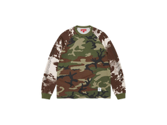 Supreme Wildlife Camo Raglan Long-Sleeve Top Woodland Camo