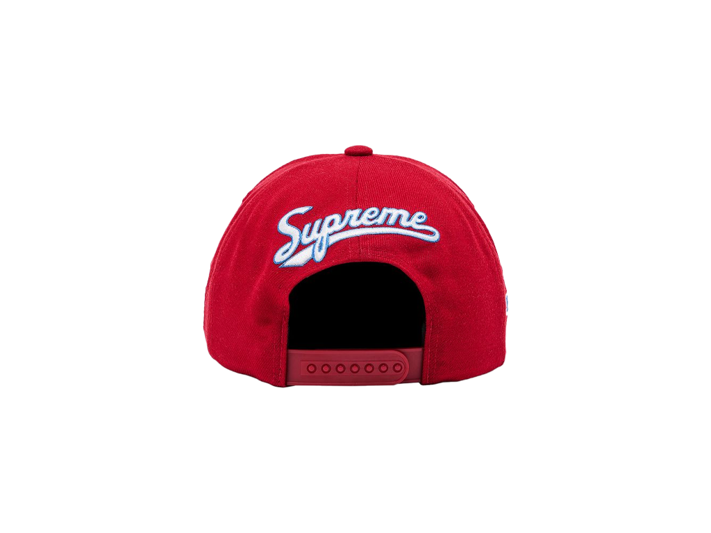 Supreme World Famous S Logo 6-Panel Red-Supreme-pikastore.cz