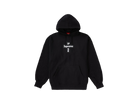 Supreme Cross Box Logo Hooded Sweatshirt Black-Supreme-pikastore.cz