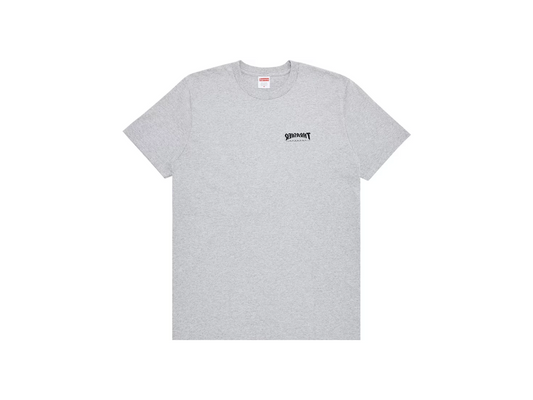 Supreme Thrasher Cross Tee Ash Grey