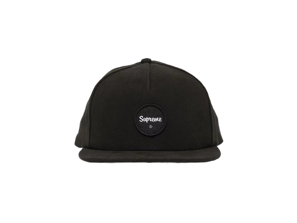 Supreme Twill Patch 5-Panel Black-Supreme-pikastore.cz
