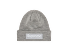 Supreme x New Era Box Logo Beanie Heather Grey-Supreme-pikastore.cz