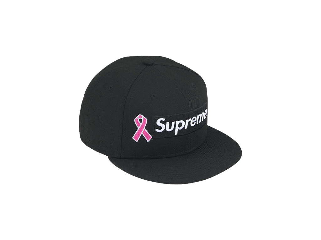 Supreme x New Era Breast Cancer Awareness Box Logo Fitted Hat Green-Supreme-pikastore.cz