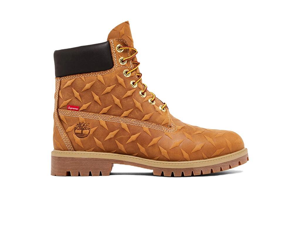 Timberland 6" Premium Waterproof Boot Supreme Diamond Plate Wheat – cipele – fotografija 3 od 5