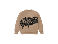 Travis Scott Utopia A3 CD Box Sweatshirt Brown