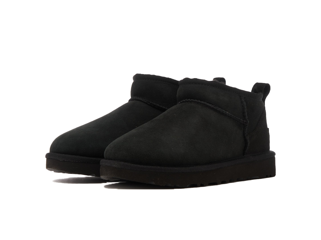 UGG Wmns Classic Ultra Mini Boot Black-UGG-pikastore.cz