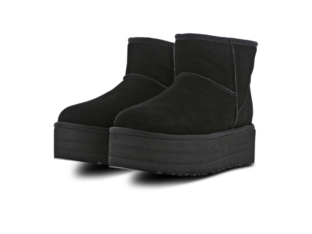 UGG Classic Mini Platform Boot Black (Women's)-sneakers-UGG-pikastore.cz