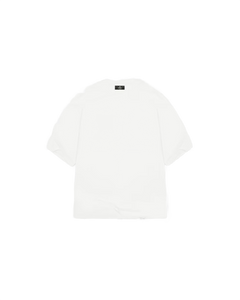 Represent Initial Boxy T-Shirt Flat White