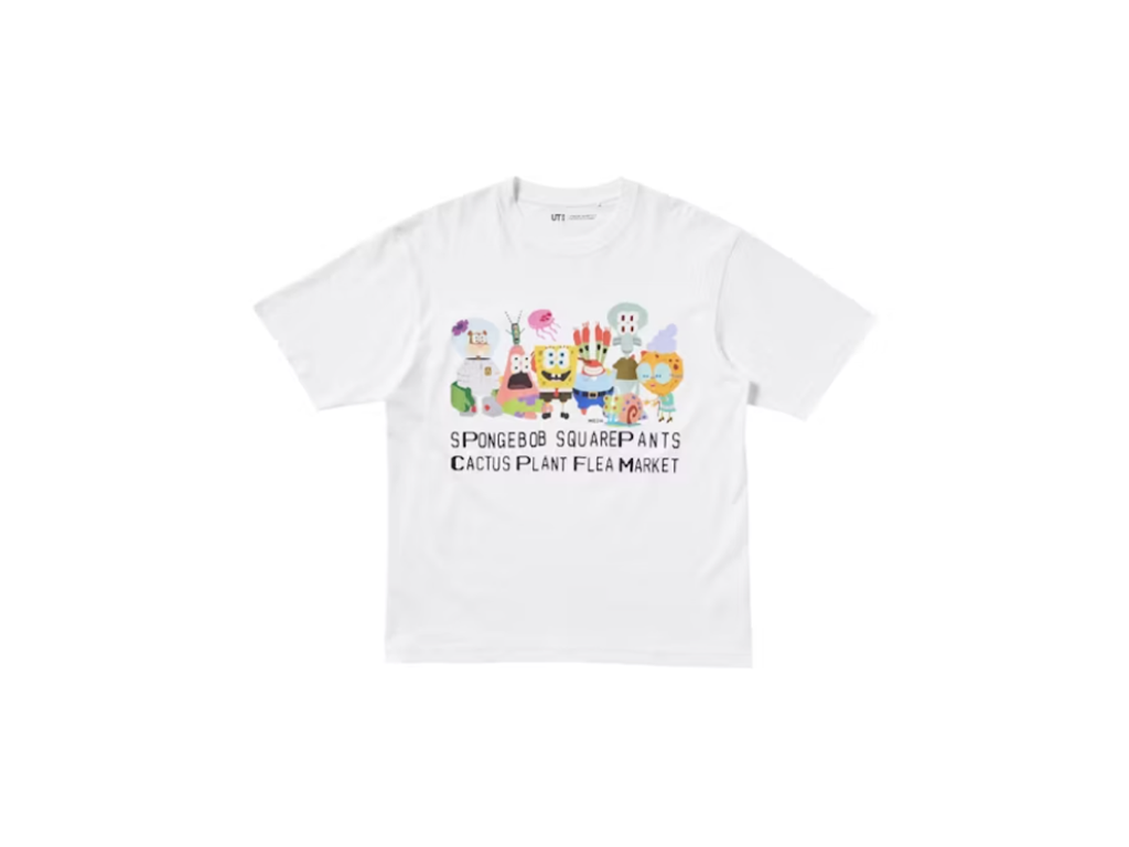 Uniqlo x CPFM Spongebob Squarepants UT Graphic II T-Shirt White-CPFM-pikastore.cz