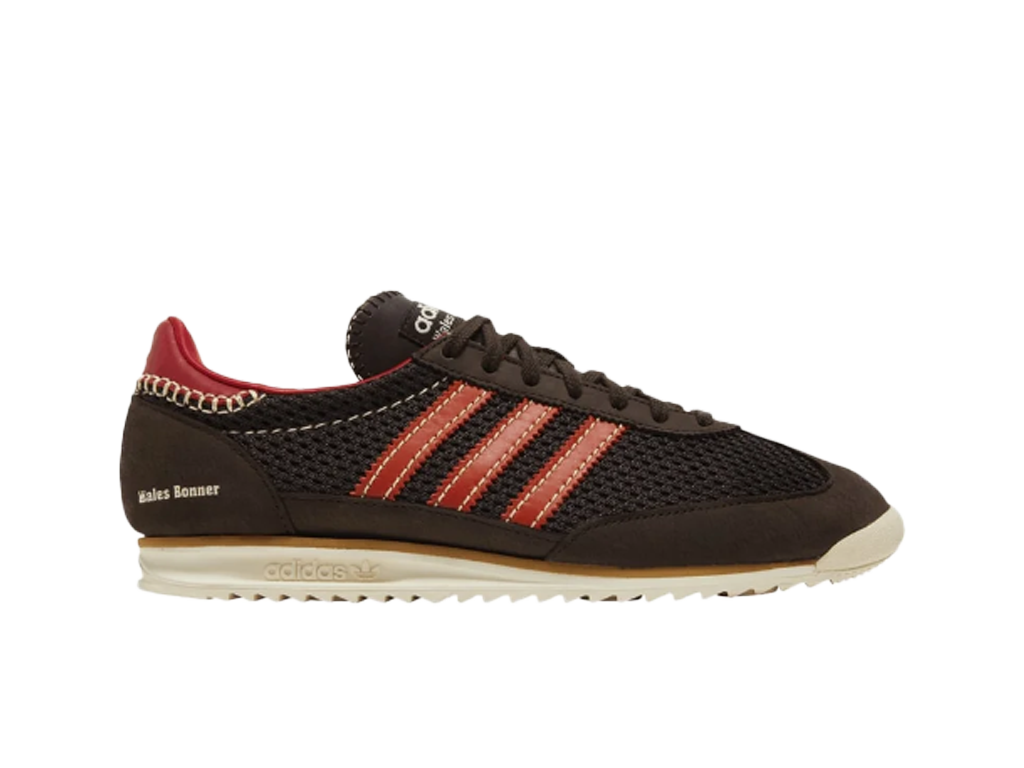 Wales Bonner x adidas SL72 Knit Brown – кросівки – фото 3 з 5